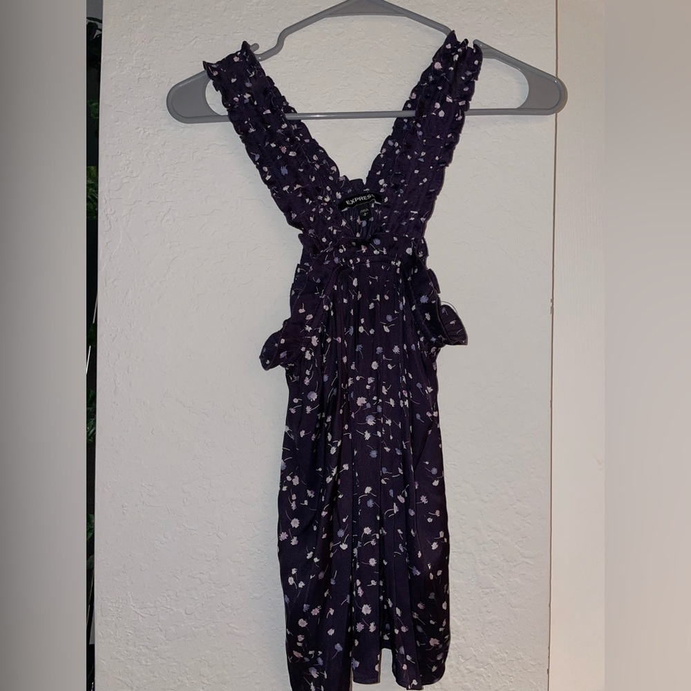 floral halter top express